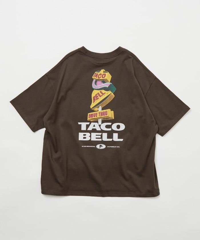 TACOBELL×FREAK'S STORE 聯名 寬鬆廓形 背部印花 圓領T恤