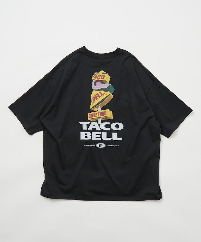 TACOBELL×FREAK'S STORE 聯名 寬鬆廓形 背部印花 圓領T恤