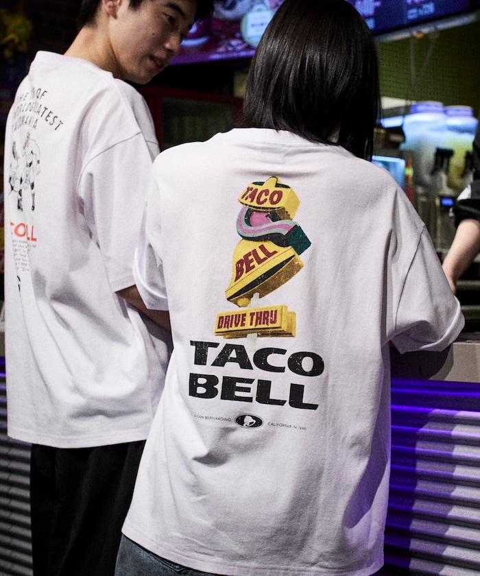 TACOBELL×FREAK'S STORE 聯名 寬鬆廓形 背部印花 圓領T恤