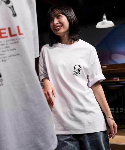 TACOBELL×FREAK'S STORE 聯名 寬鬆廓形 背部印花 圓領T恤