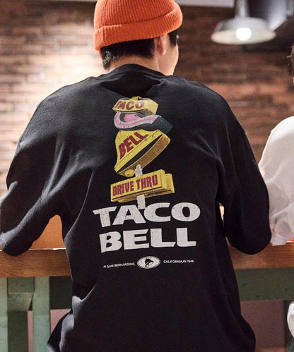 TACOBELL×FREAK'S STORE 聯名 寬鬆廓形 背部印花 圓領T恤