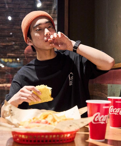 TACOBELL×FREAK'S STORE 聯名 寬鬆廓形 背部印花 圓領T恤