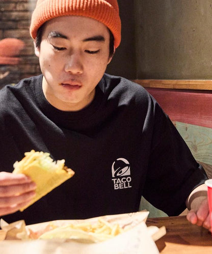 TACOBELL×FREAK'S STORE 聯名 寬鬆廓形 背部印花 圓領T恤