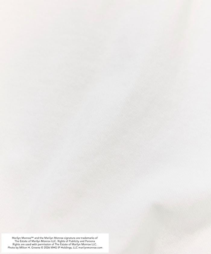 瑪麗蓮夢露 裂紋寫真印花 T恤