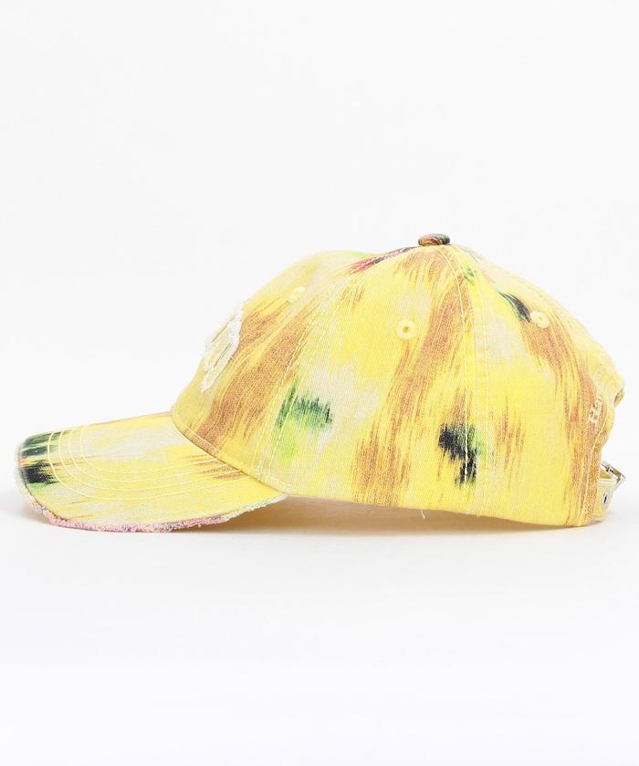Washed Cotton Print Canvas Cap / 帽子