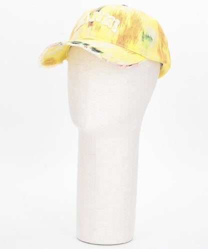 Washed Cotton Print Canvas Cap / 帽子