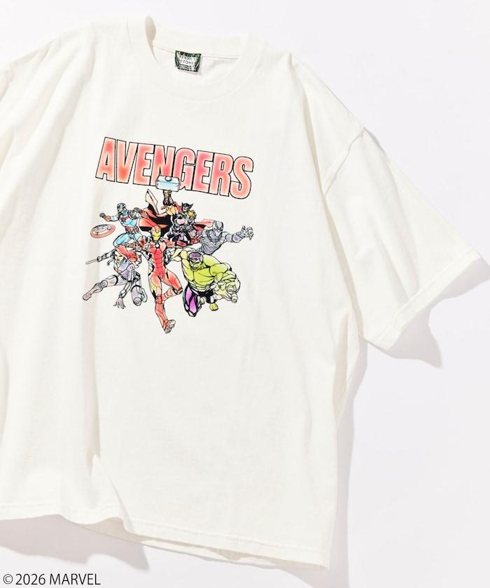 マーベル アベンジャーズ（漫威復仇者聯盟） 圓領靜電植絨工藝T恤