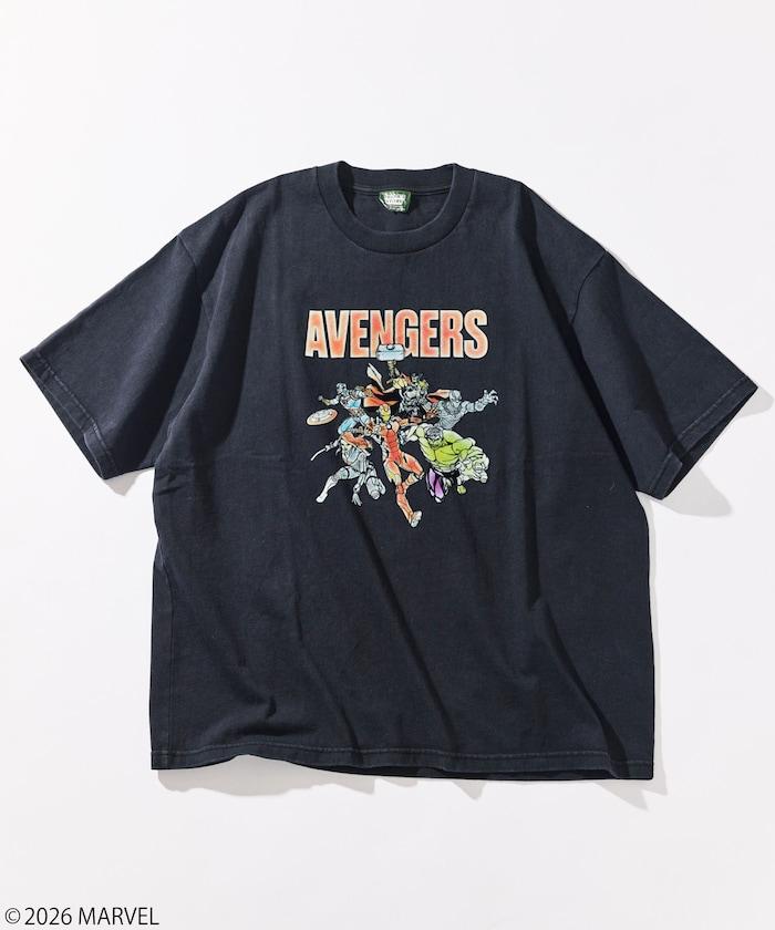 マーベル アベンジャーズ（漫威復仇者聯盟） 圓領靜電植絨工藝T恤