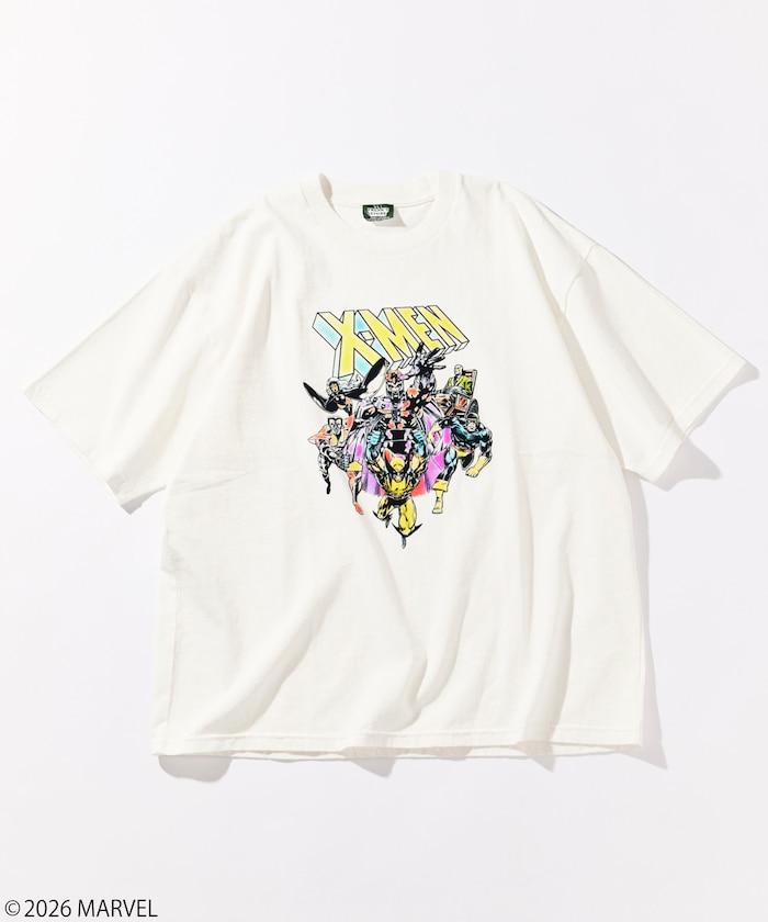 《漫威》/マーベル X-MEN（X戰警） 防靜電植絨工藝 圓領T恤