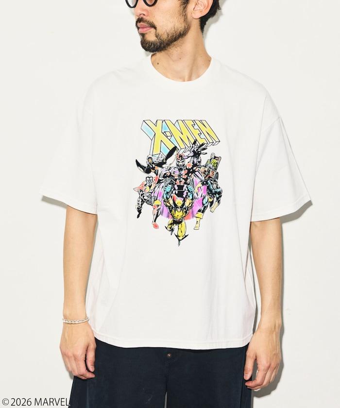 《漫威》/マーベル X-MEN（X戰警） 防靜電植絨工藝 圓領T恤