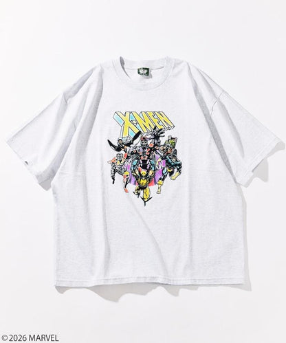 《漫威》/マーベル X-MEN（X戰警） 防靜電植絨工藝 圓領T恤