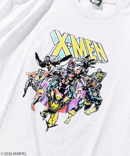 《漫威》/マーベル X-MEN（X戰警） 防靜電植絨工藝 圓領T恤