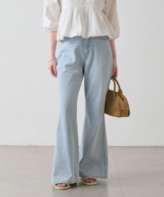 小個子版 喇叭牛仔褲