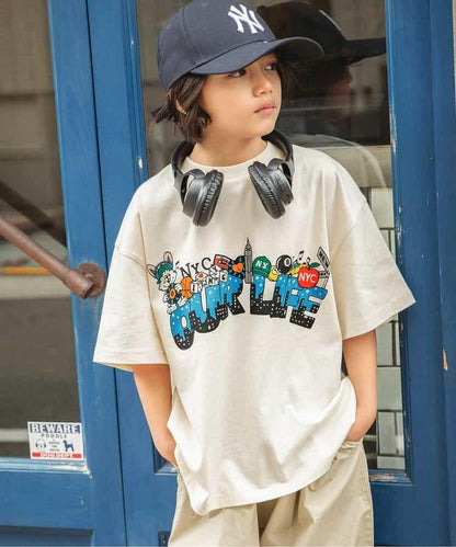 B NEWJACK Link圖案 圖案T恤