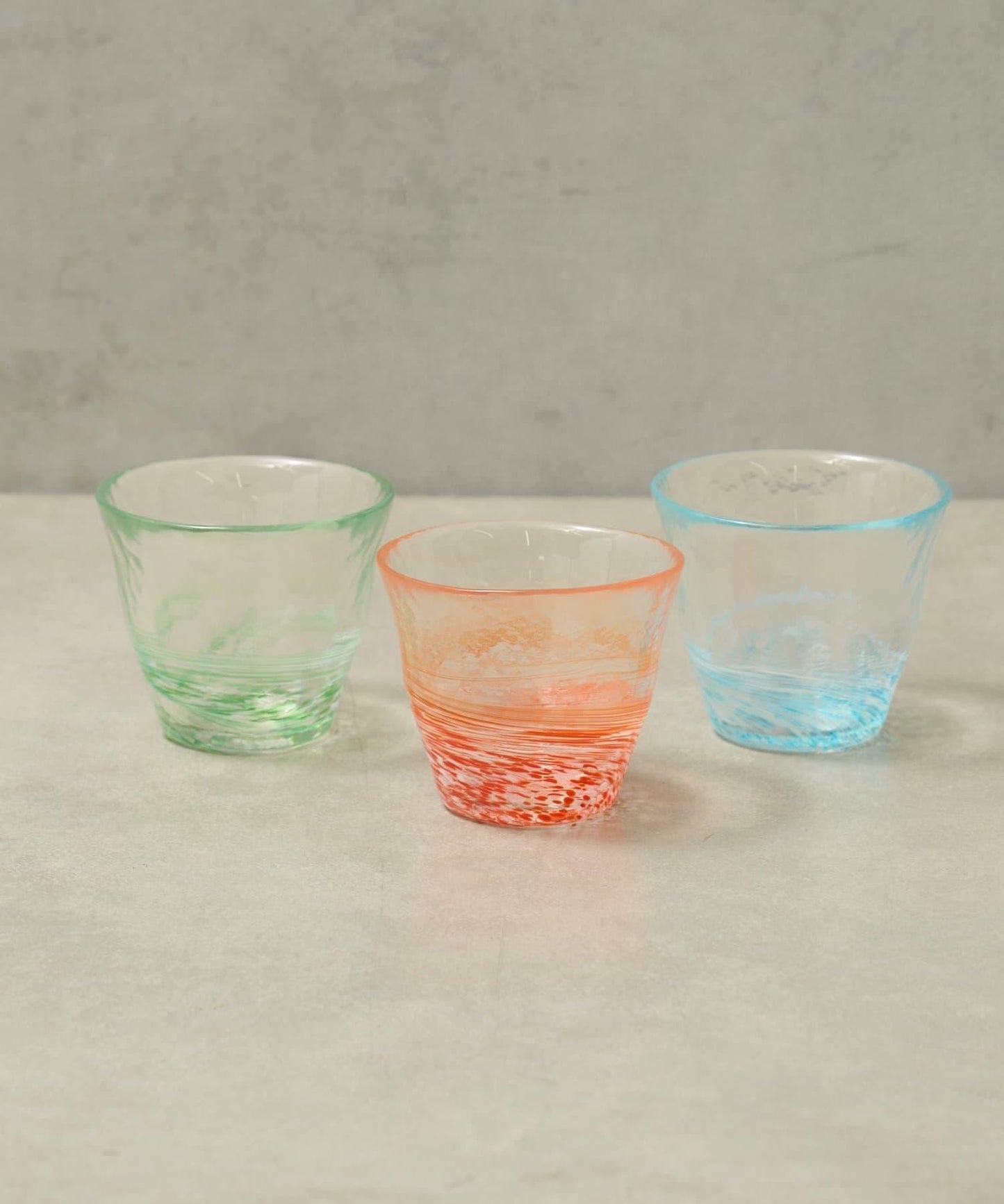 びーどろ舘 迷你玻璃杯 3件套