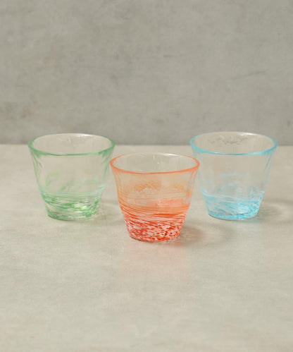びーどろ舘 迷你玻璃杯 3件套
