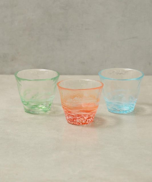 びーどろ舘 迷你玻璃杯 3件套