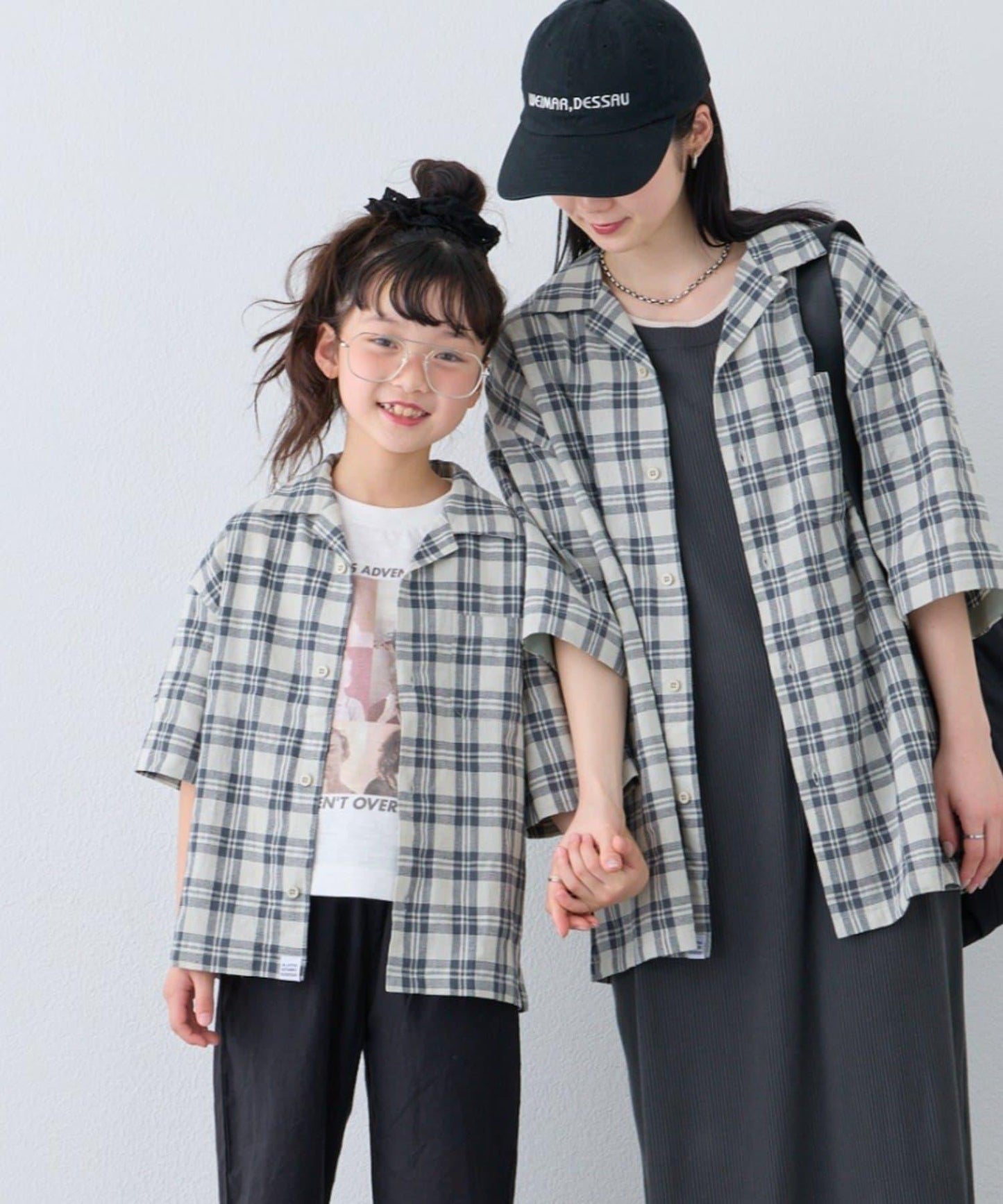 KIDS 100%純棉 巴拿馬格紋 襯衫（親子款可搭配）