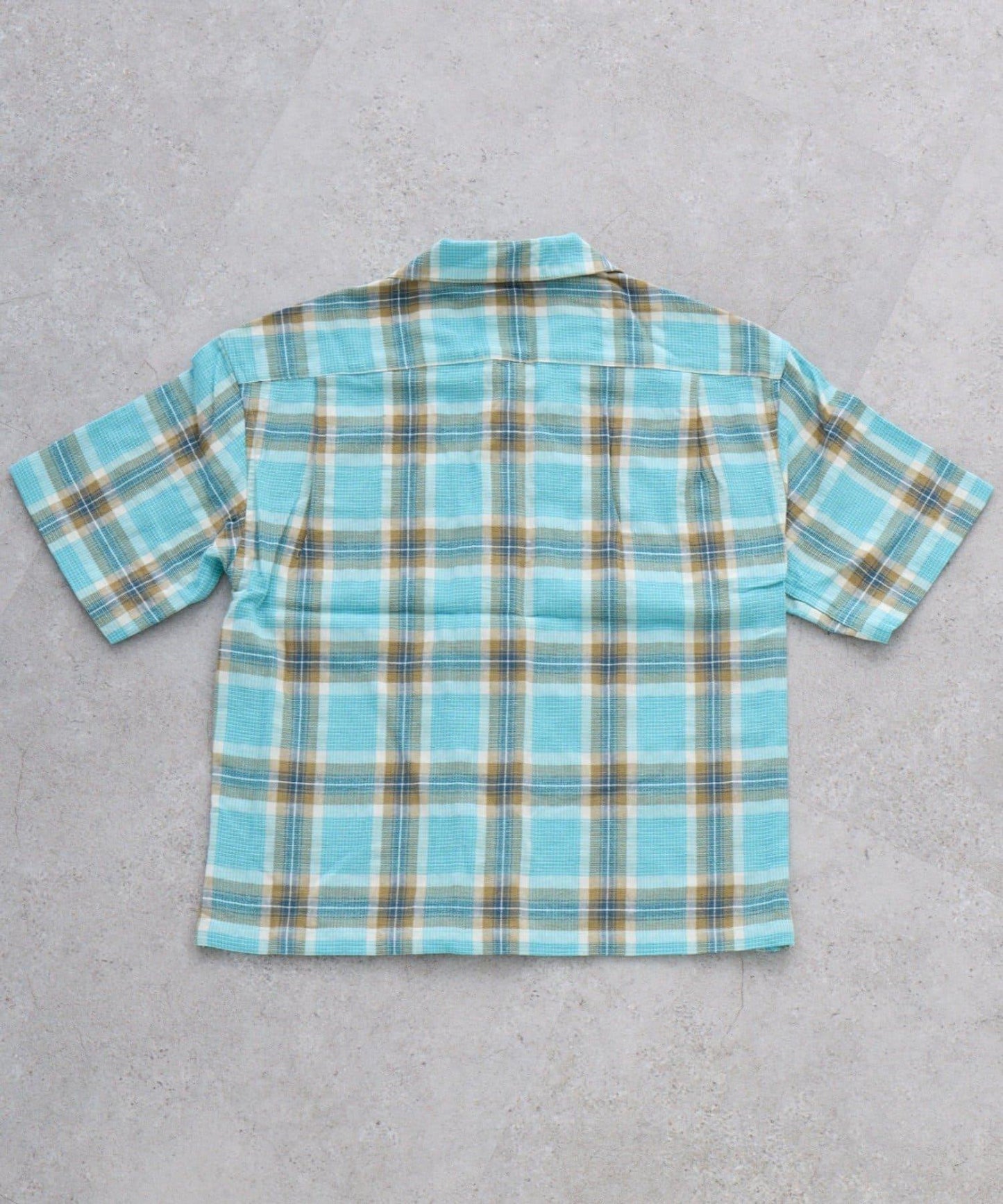 KIDS 100%純棉 巴拿馬格紋 襯衫（親子款可搭配）