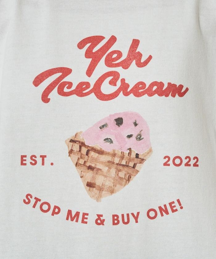 聯名 YEH! ice cream 印花 短袖T恤