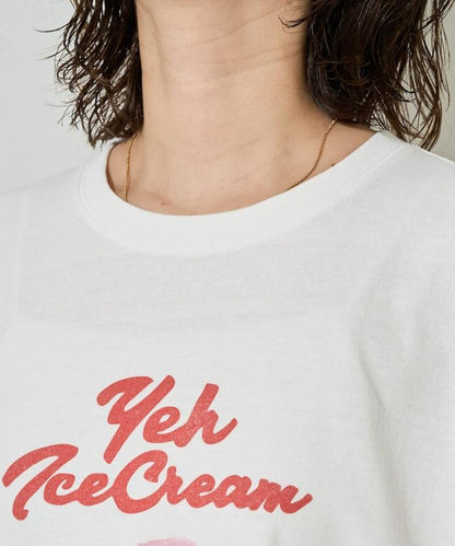 聯名 YEH! ice cream 印花 短袖T恤