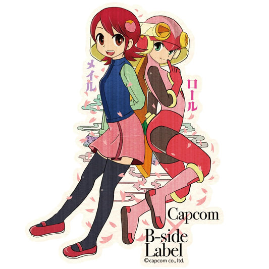 《洛克人EXE2》 CAPCOM×B-SIDE貼紙系列 メイル&ロール 貼紙 桜款