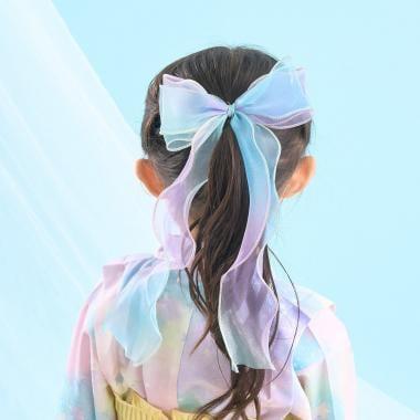 極光大蝴蝶結髮夾