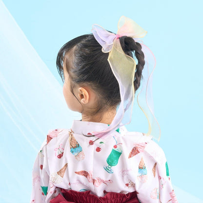 極光大蝴蝶結髮夾