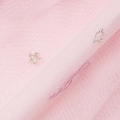 音符刺繡 網紗 半身裙