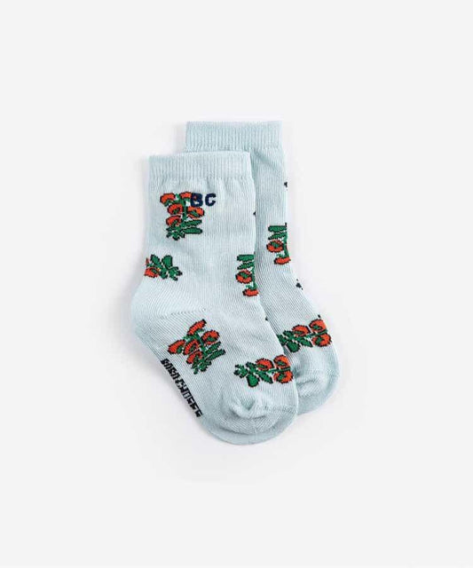 全面印花 Juicy Tomatoes 圖案 嬰兒襪