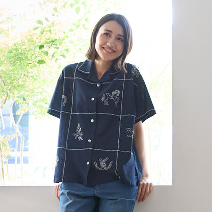 親子同款 印度棉 刺繡 托特包