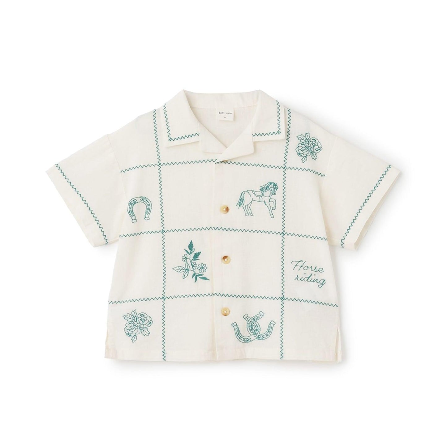 リンク 印度棉刺繡襯衫