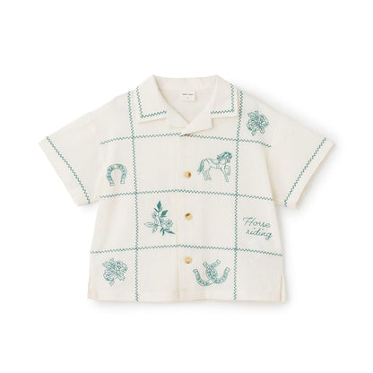リンク 印度棉刺繡襯衫