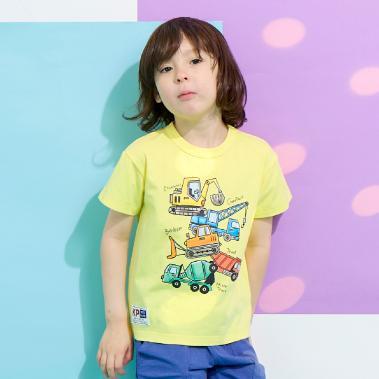 GOOD PRICE 工程車圖案 短袖T恤