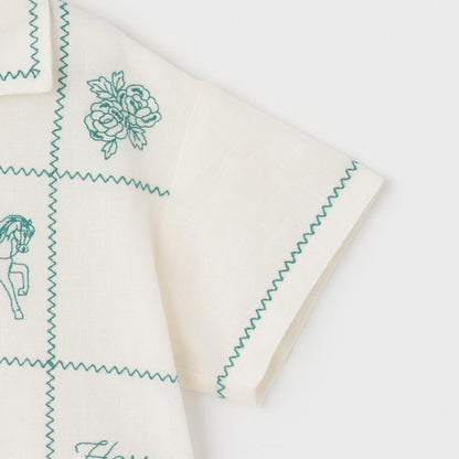 リンク 印度棉刺繡襯衫