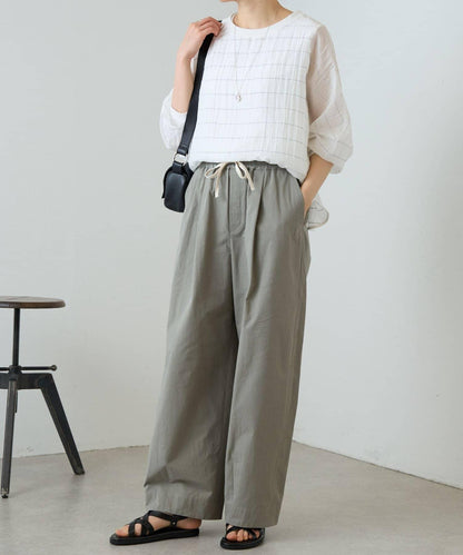 彎刀版型 chino 鬆緊休閒褲