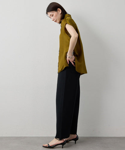 Drawing Numbers 中心壓褶設計 針織褲子