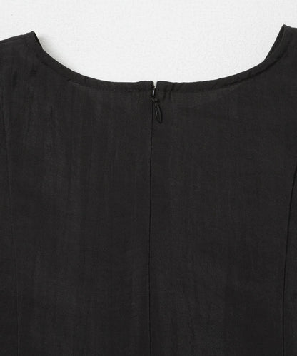 迷你款 抽褶袖 連衣裙