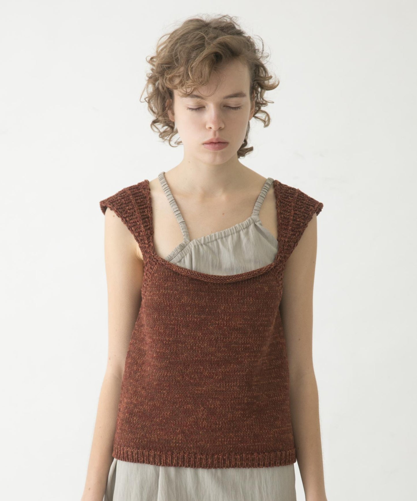 knit tank top 背心