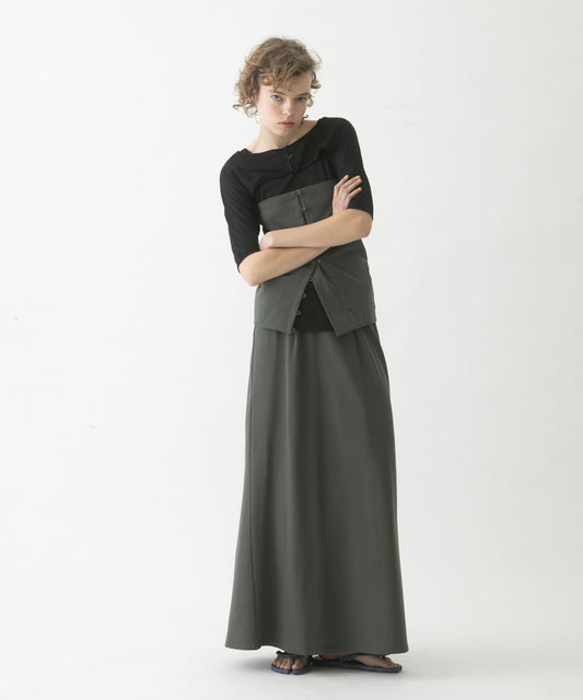 flare long skirt set