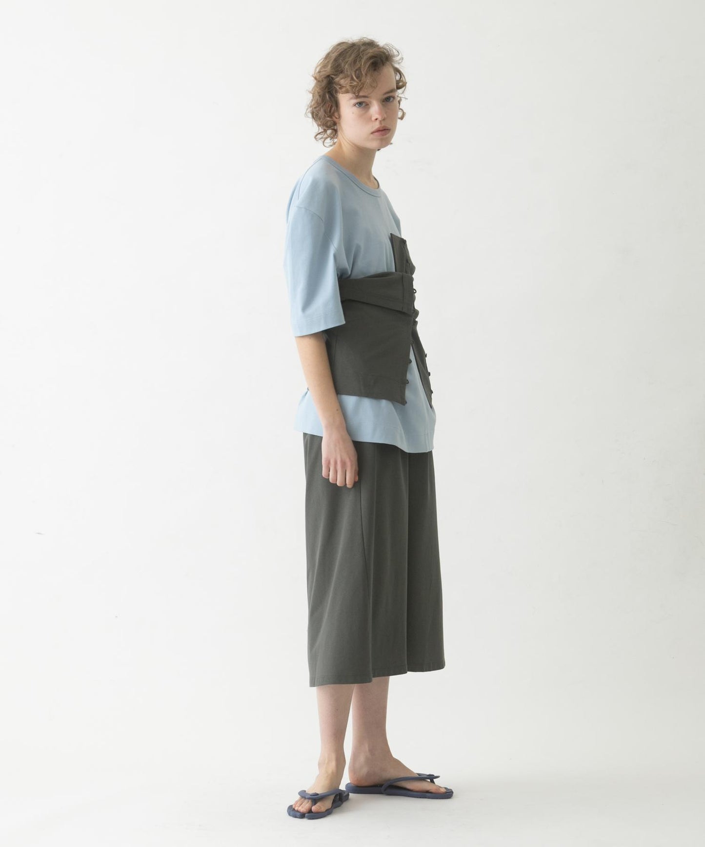 flare long skirt set