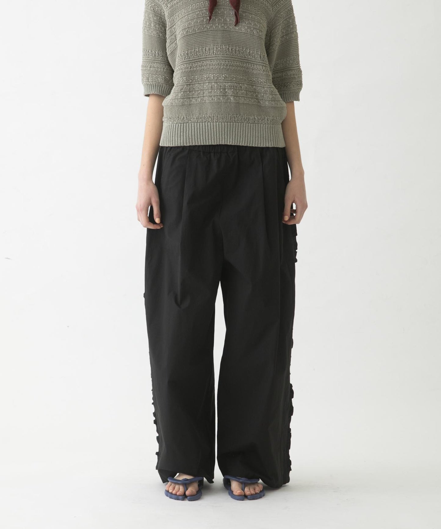 side frill 褲子