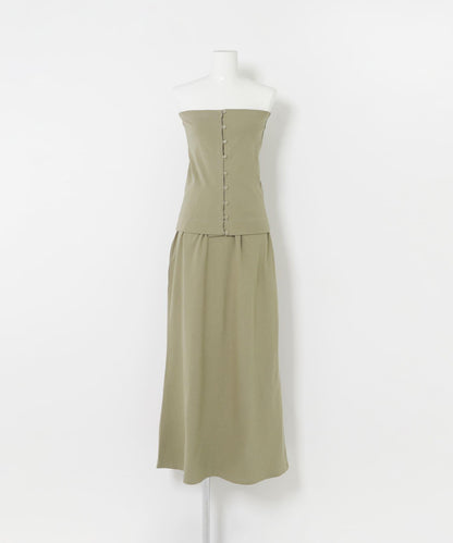 flare long skirt set