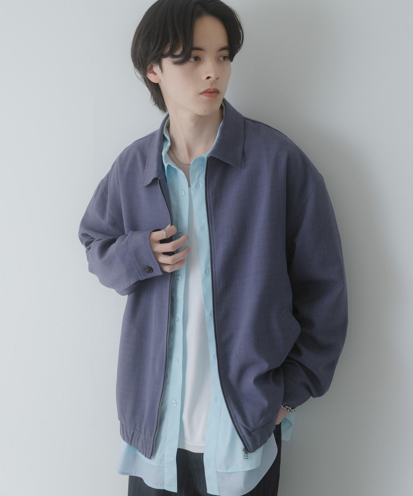 UR TECH DRYLUXE 亞麻感拉鍊夾克
