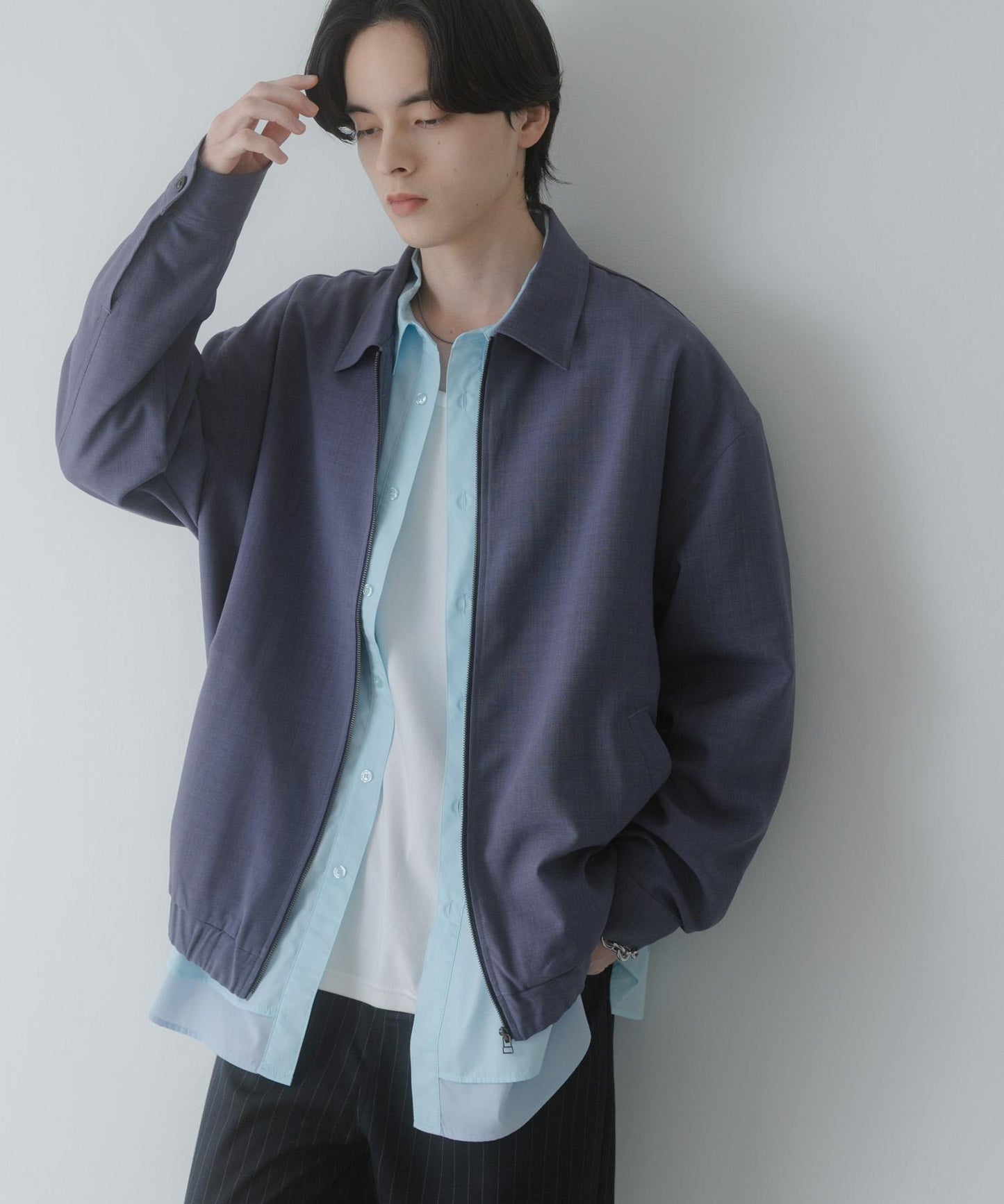 UR TECH DRYLUXE 亞麻感拉鍊夾克