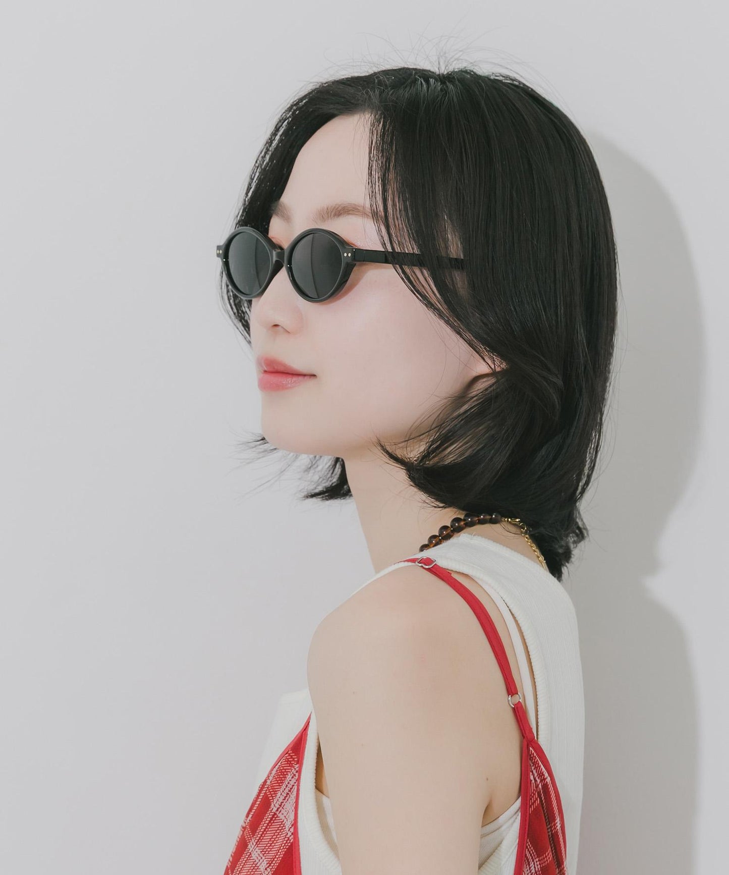橢圓窄框太陽眼鏡