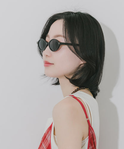橢圓窄框太陽眼鏡