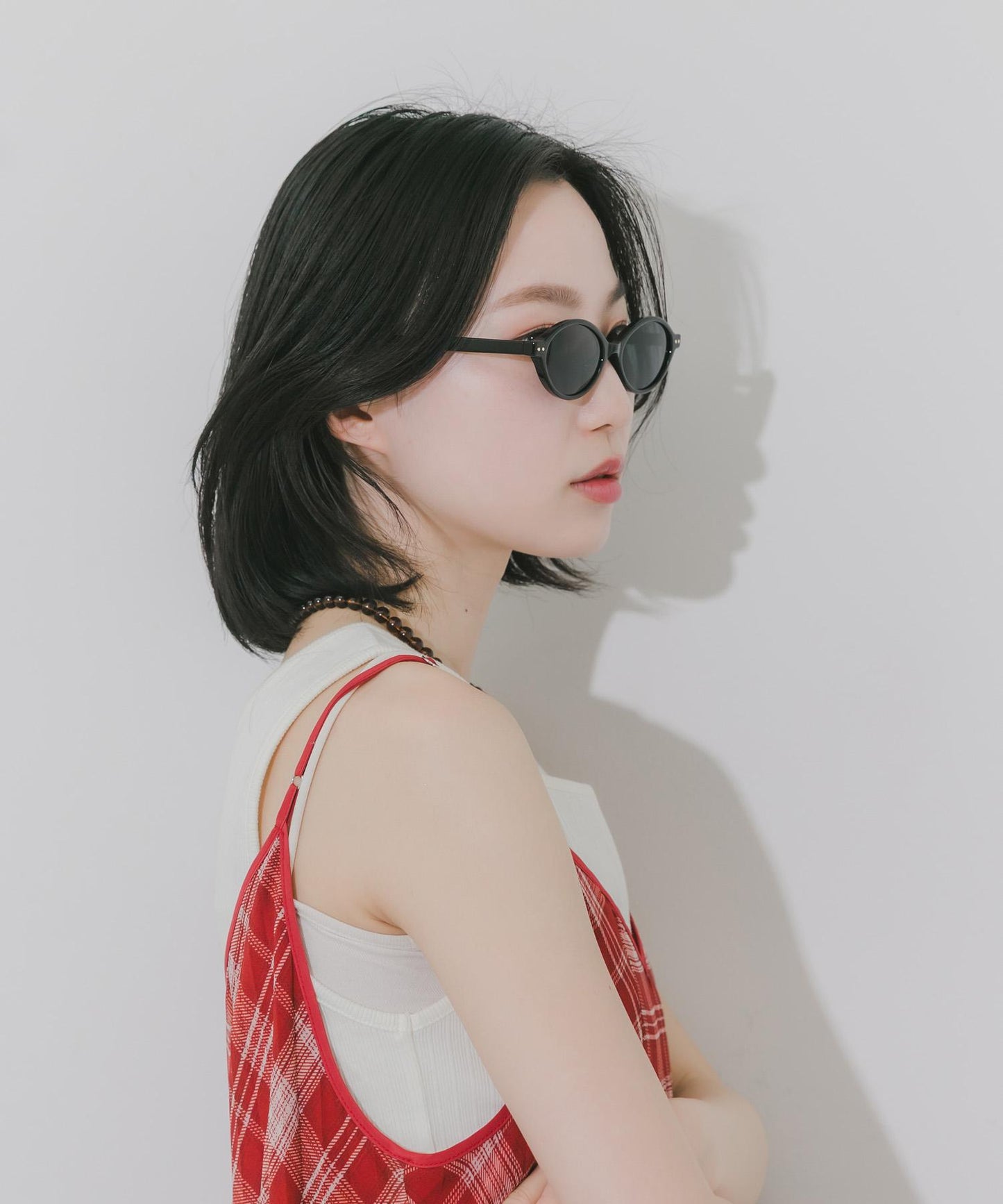 橢圓窄框太陽眼鏡