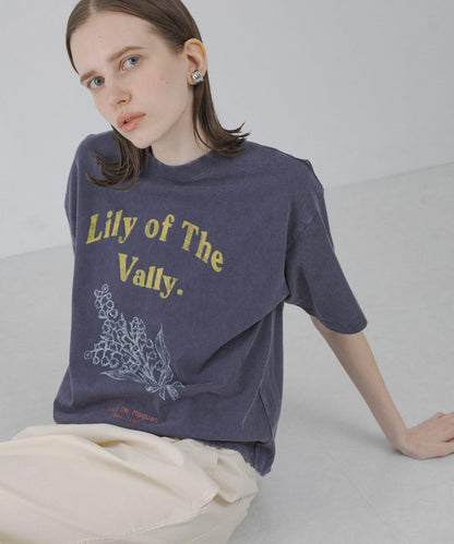LILY OF THE VALLEY 英文印花 T恤