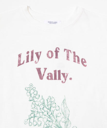 LILY OF THE VALLEY 英文印花 T恤